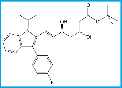 FLUVASTATIN EP IMPURITY B / FLUVASTATIN BP IMPURITY B / (3R,5S)-FLUVASTATIN T-BUTYL ESTER